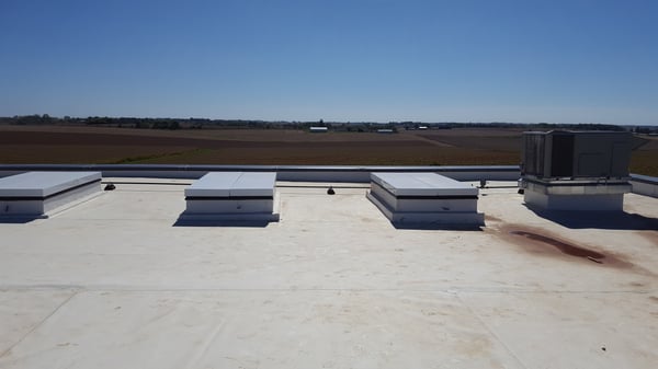 Commercial Building Smoke Vent Install
